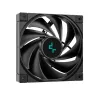 Oro aušintuvas DeepCool AK620 ZERO DARK 12 cm juodas, 6 šilumos vamzdeliai, 2x120 mm PWM ventiliatoriai, TDP 260 W, aukštis 160 mm
