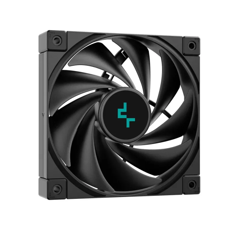 Oro aušintuvas DeepCool AK620 ZERO DARK 12 cm juodas, 6 šilumos vamzdeliai, 2x120 mm PWM ventiliatoriai, TDP 260 W, aukštis 160 mm