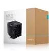 Oro aušintuvas DeepCool AK620 ZERO DARK 12 cm juodas, 6 šilumos vamzdeliai, 2x120 mm PWM ventiliatoriai, TDP 260 W, aukštis 160 mm