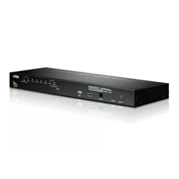 ATEN CS1708A 8 prievadų USB/PS/2 VGA KVM jungiklis su USB periferiniu prievadu