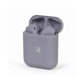GEMBIRD Seattle belaidžiai TWS ausinukai – stereo – Bluetooth – miglotai pilka