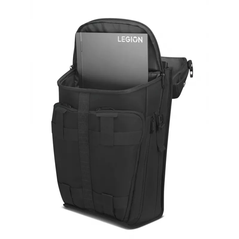 Kelioninė kuprinė Lenovo Legion Active GX41C86982 — poliesteris, juoda, tinka iki 17 colių (310×190×460 mm)