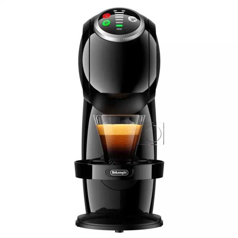 Kavos kapsulinis aparatas De’Longhi Genio S Plus EDG315.B — Dolce Gusto, 0,8 L vandens bakelis, 15 bar, stalviršinis, juodas