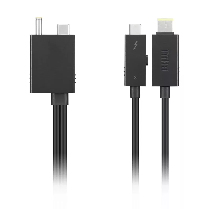 Lenovo 4X91K16970 Thunderbolt kabelis 0,7 m 40 Gbit/s Juodas