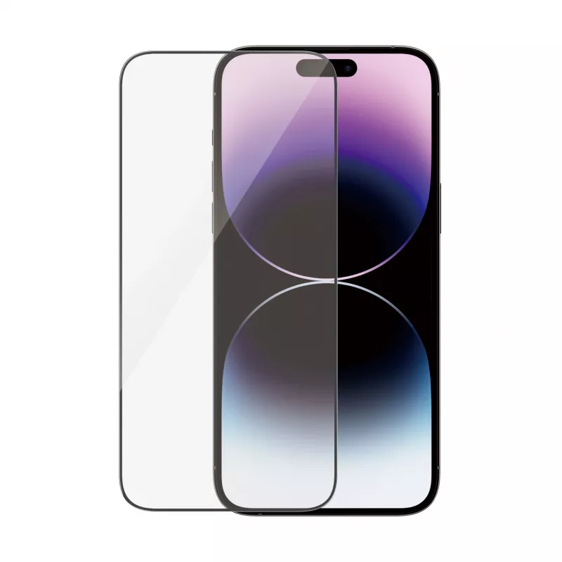 Apsauginis stiklas PanzerGlass Apple iPhone 14 Pro Max Ultra-Wide Fit, atsparus įbrėžimams ir smūgiams