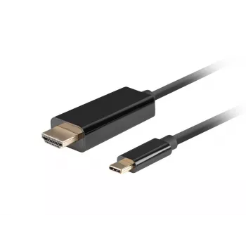 LANBERG laidas USB-C (vyriškas) - HDMI (vyriškas) 1 m 4K 60 Hz juodas