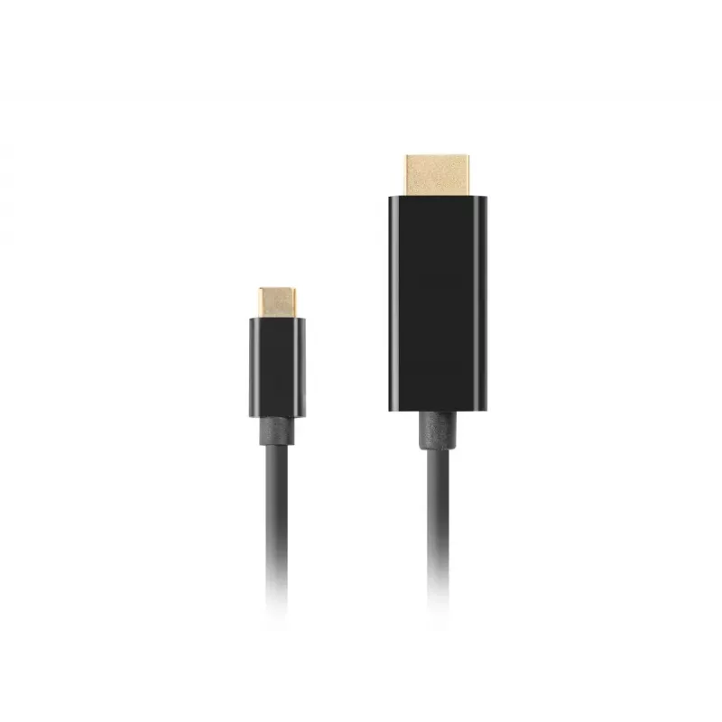 LANBERG laidas USB-C (vyriškas) - HDMI (vyriškas) 1 m 4K 60 Hz juodas