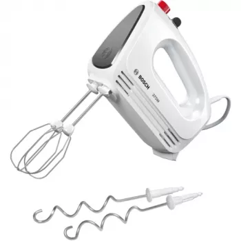 Rankinis plaktuvas Bosch MFQ22100 — 375 W, pilkas/ baltas, 0,9 kg