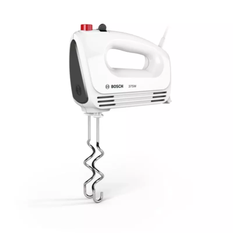 Rankinis plaktuvas Bosch MFQ22100 — 375 W, pilkas/ baltas, 0,9 kg