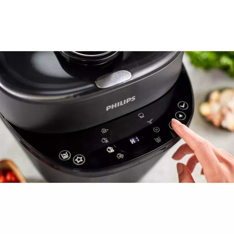 Elektrinis greitpuodis Philips HD2151/40 — 5 L, 1000 W, 34 automatinės programos, juodas