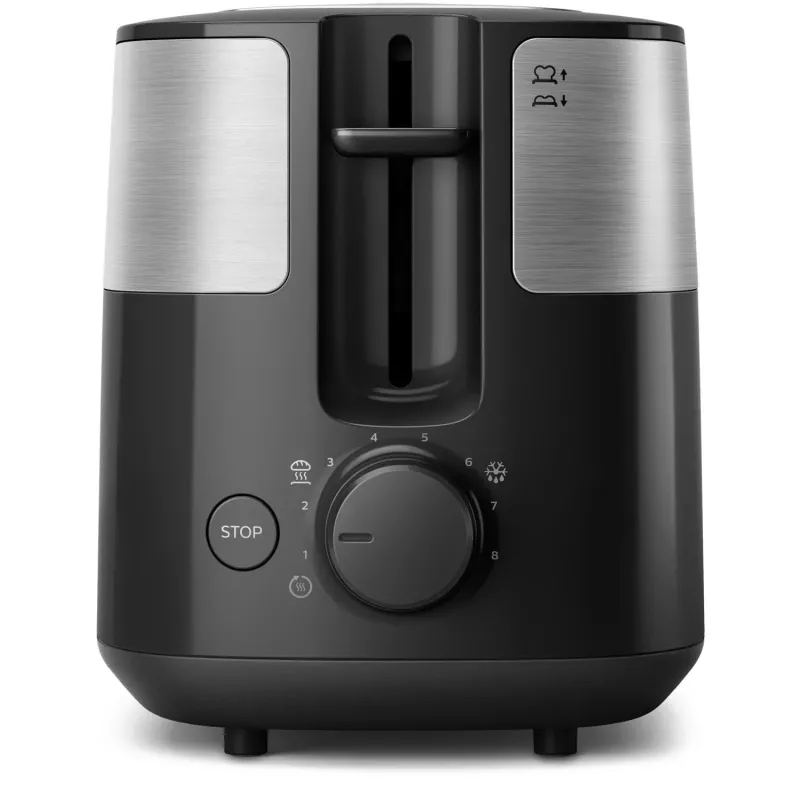 Philips Daily Collection HD2517/90 skrudintuvas 8 2 angos 900 W Juoda, Sidabrinė