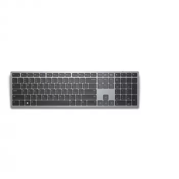 DELL Pro Plus klaviatūra KB700 – rusiškas (QWERTY), pilno dydžio, belaidė (RF + Bluetooth), pilka