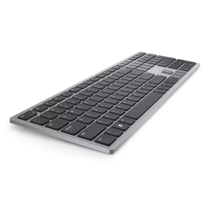 DELL Pro Plus klaviatūra KB700 – rusiškas (QWERTY), pilno dydžio, belaidė (RF + Bluetooth), pilka