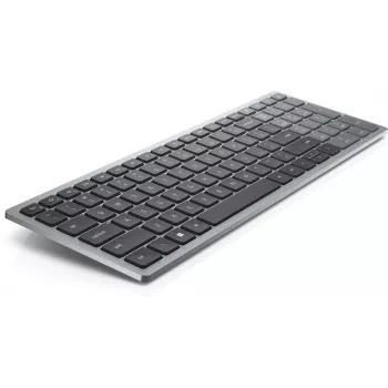 Klaviatūra Dell Pro Plus Compact KB740 — Pilno dydžio (100%), RF belaidė + Bluetooth, Rusų QWERTY, Juoda/Pilka