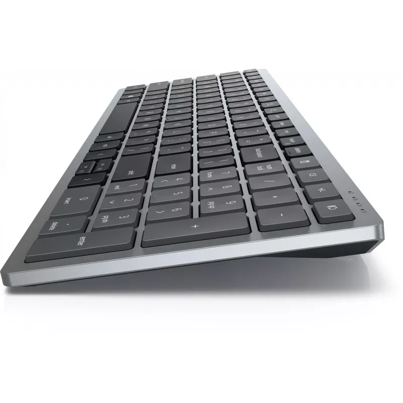Klaviatūra Dell Pro Plus Compact KB740 — Pilno dydžio (100%), RF belaidė + Bluetooth, Rusų QWERTY, Juoda/Pilka