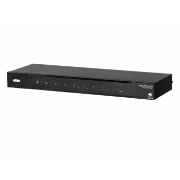 ATEN 8 prievadų 4K HDMI jungiklis, metalinis, juodas