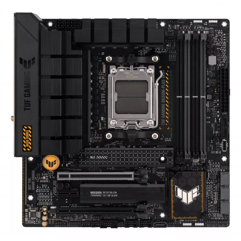 ASUS TUF GAMING B650M-PLUS WIFI pagrindinė plokštė AMD B650 Socket AM5 micro ATX