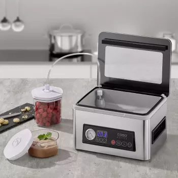Vakuuminis pakuotuvas Caso VacuChef 50 Power 300 W nerūdijančio plieno modelis 01416 maisto produktų konservavimui