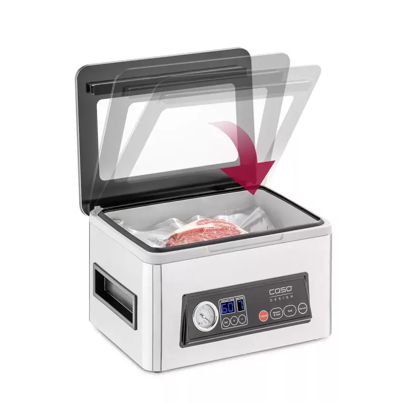 Vakuuminis pakuotuvas Caso VacuChef 50 Power 300 W nerūdijančio plieno modelis 01416 maisto produktų konservavimui