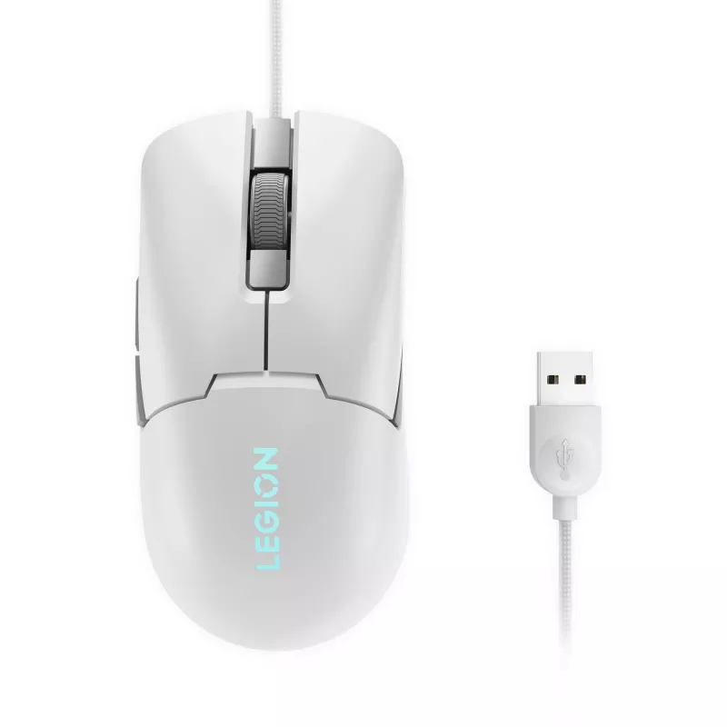 Lenovo GY51H47351 žaidimų pelė, dešinei rankai, USB Type-A, optinė, 8000 DPI