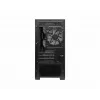 PC korpusas MSI MAG FORGE M100A Micro Tower juodas su grūdintu stiklu, 3x120mm priekiniai ventiliatoriai, RGB, microATX/Mini‑ITX