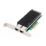 DIGITUS Ethernet server adapter 10Gbps dviejų prievadų PCI-E x8 Intel X540 BT2
