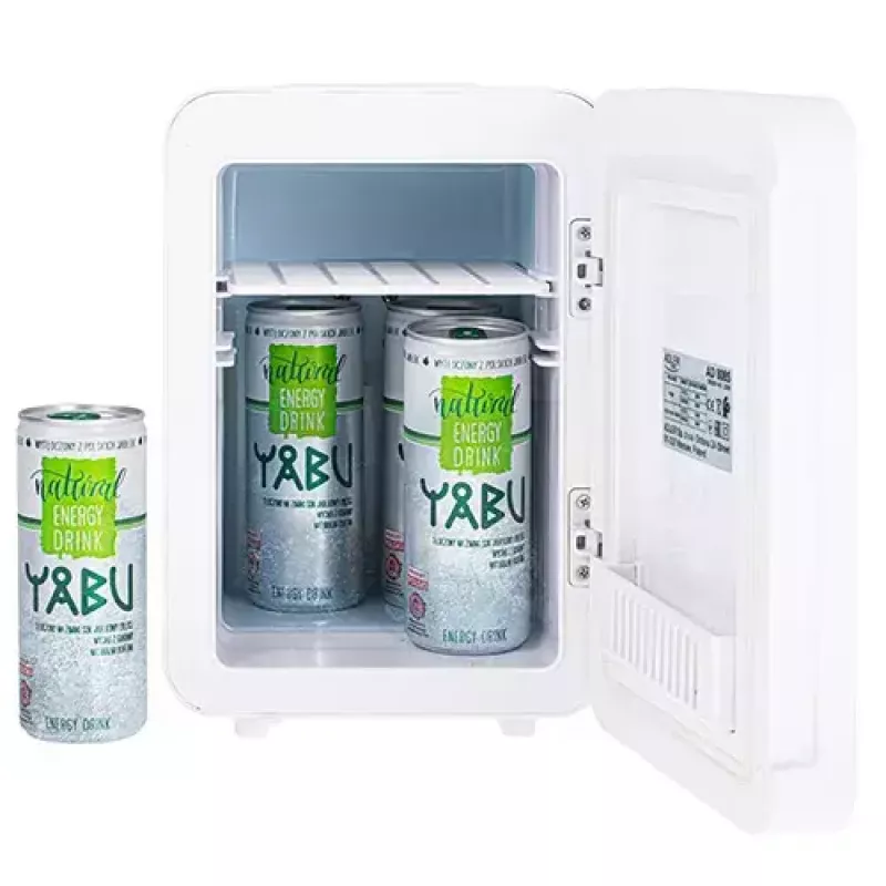 Mini šaldytuvas Adler AD 8085, 4 L, dešiniai vyriai, veidrodinės durelės, 220–240V/12V