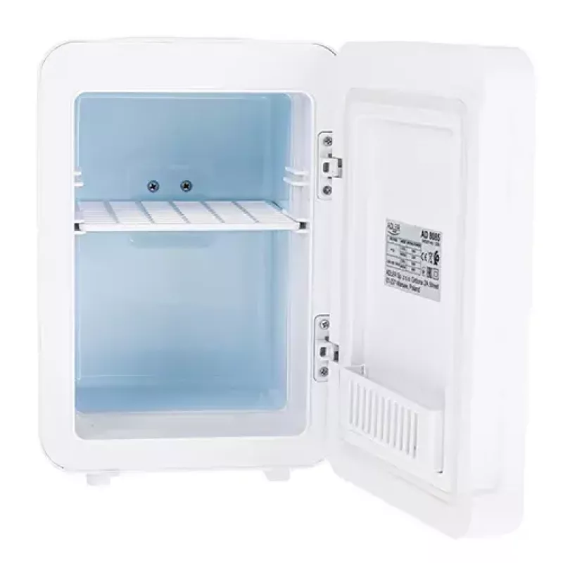 Mini šaldytuvas Adler AD 8085, 4 L, dešiniai vyriai, veidrodinės durelės, 220–240V/12V