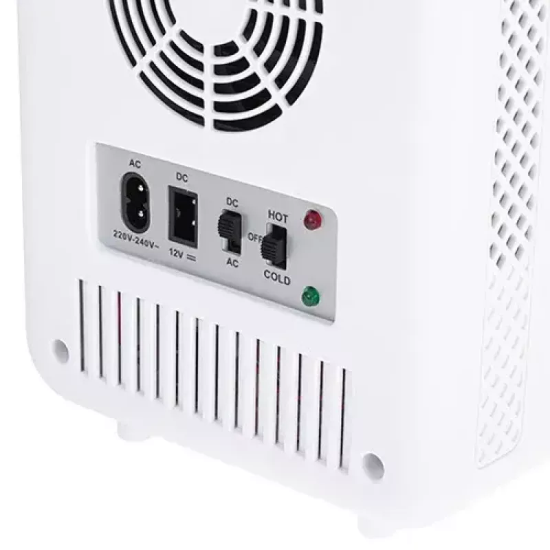 Mini šaldytuvas Adler AD 8085, 4 L, dešiniai vyriai, veidrodinės durelės, 220–240V/12V