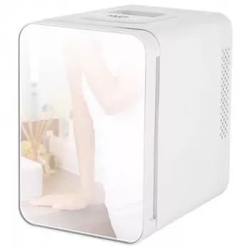 Mini šaldytuvas Adler AD 8085, 4 L, dešiniai vyriai, veidrodinės durelės, 220–240V/12V