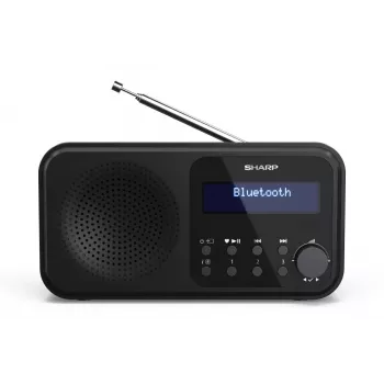 Sharp DR-P420(BK) Tokyo nešiojamasis skaitmeninis radijas, DAB, DAB+, FM, 2 W, AAC