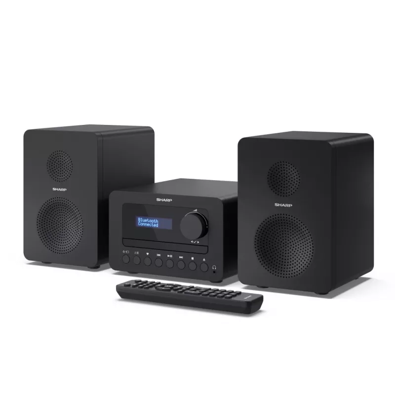 Sharp TOKYO DAB+ HI-FI mikro sistema namams, 40 W, juoda