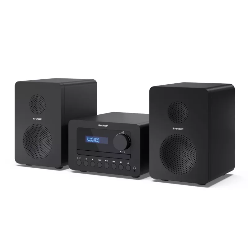 Sharp TOKYO DAB+ HI-FI mikro sistema namams, 40 W, juoda