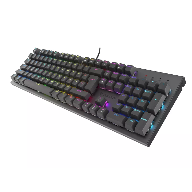 GENESIS Thor 303 klaviatūra žaidimams USB mechaninė QWERTY US International juoda