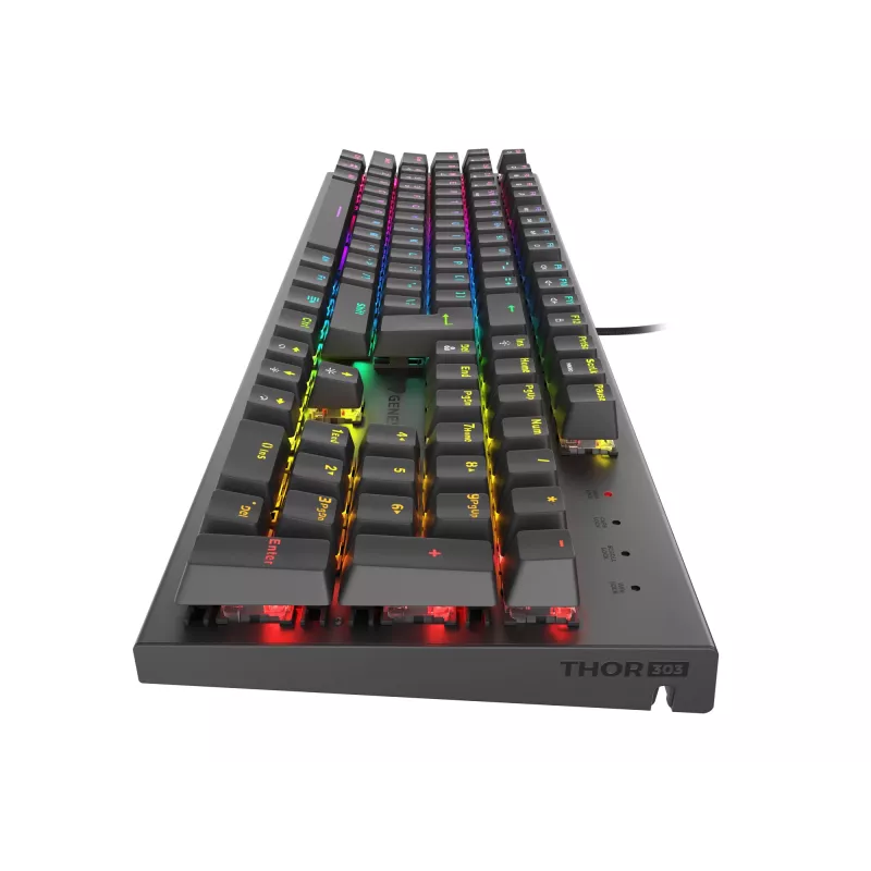 GENESIS Thor 303 klaviatūra žaidimams USB mechaninė QWERTY US International juoda