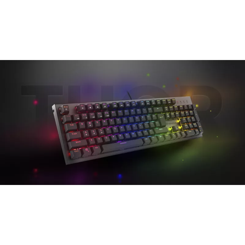 GENESIS Thor 303 klaviatūra žaidimams USB mechaninė QWERTY US International juoda