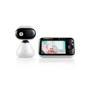 Vaizdo kūdikio monitorius Motorola PIP1500 su 5 colių ekranu, 480×272, 2,4 GHz FHSS, 300 m atstumas, 2800 mAh baterija