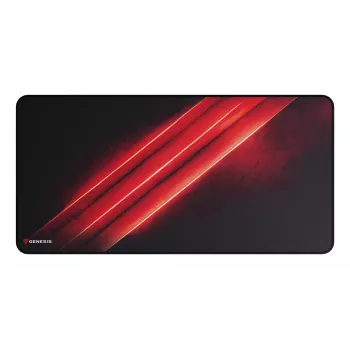 Pelės kilimėlis žaidimams GENESIS Carbon 500 Maxi Flash G2, juodas/raudonas