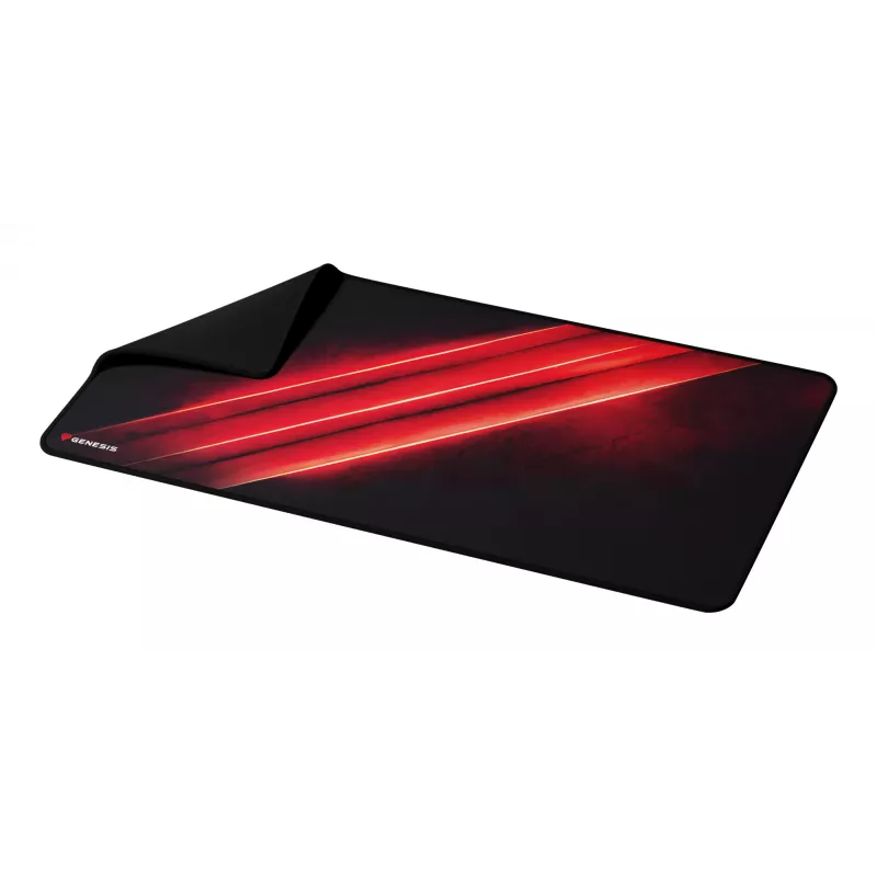 Pelės kilimėlis žaidimams GENESIS Carbon 500 Maxi Flash G2, juodas/raudonas