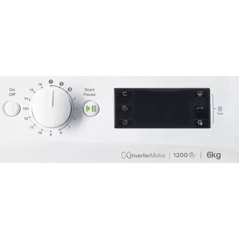 Indesit MTWSE 61294 WK EE skalbyklė su priekiniu pakrovimu 6 kg 1151 aps./min Balta