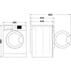 Indesit MTWSE 61294 WK EE skalbyklė su priekiniu pakrovimu 6 kg 1151 aps./min Balta