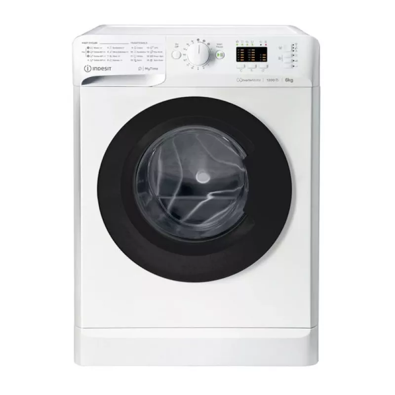 Indesit MTWSA 61294 WK EE skalbyklė su priekiniu pakrovimu 6 kg 1151 aps./min Balta