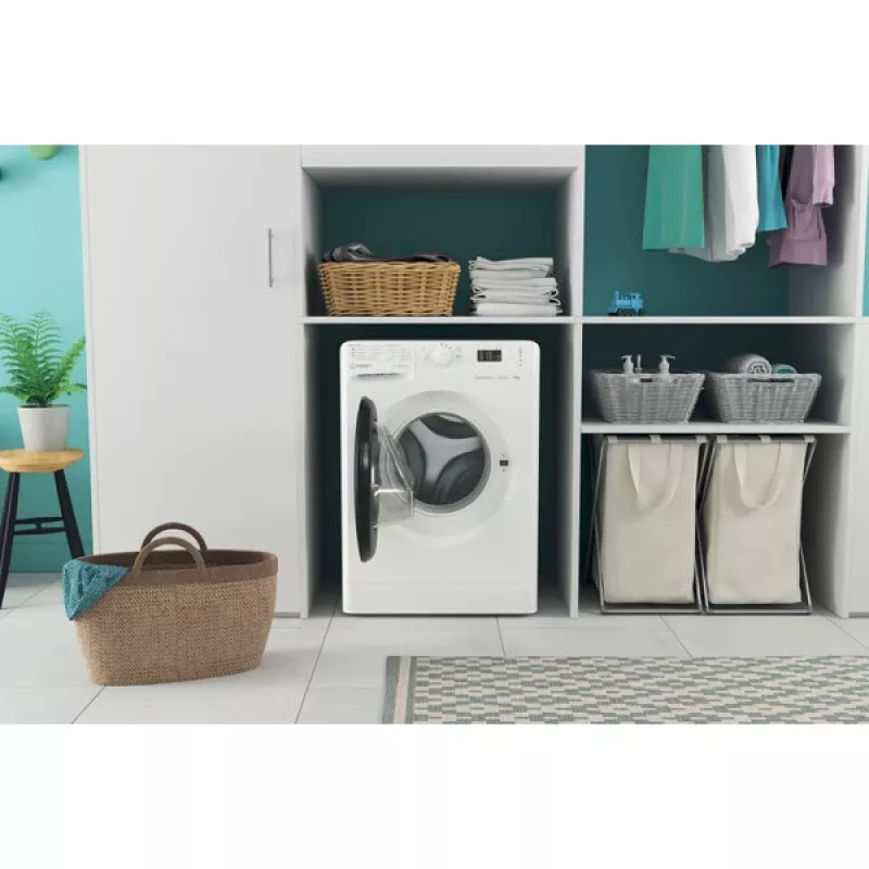 Indesit MTWSA 61294 WK EE skalbyklė su priekiniu pakrovimu 6 kg 1151 aps./min Balta