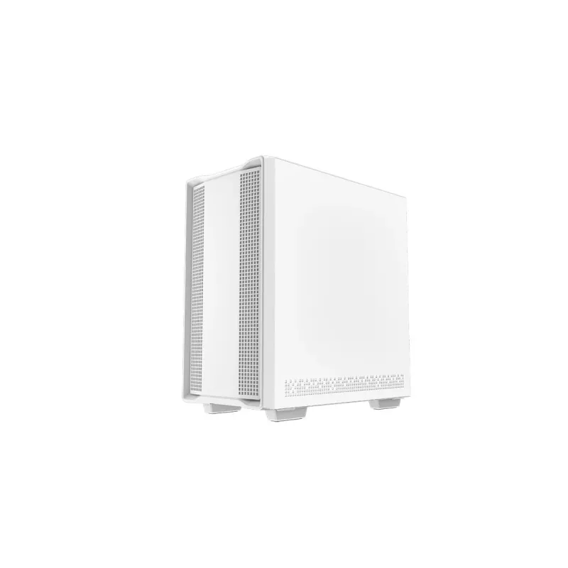 PC korpusas DeepCool CC360 WH ARGB Mini Tower Baltas — Micro-ATX/Mini-ITX, grūdintas stiklas, 2x 3.5 colio + 3x 2.5 colio, 2x priekiniai 120 mm ventiliatoriai