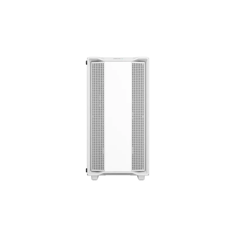 PC korpusas DeepCool CC360 WH ARGB Mini Tower Baltas — Micro-ATX/Mini-ITX, grūdintas stiklas, 2x 3.5 colio + 3x 2.5 colio, 2x priekiniai 120 mm ventiliatoriai