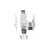 PC korpusas DeepCool CC360 WH ARGB Mini Tower Baltas — Micro-ATX/Mini-ITX, grūdintas stiklas, 2x 3.5 colio + 3x 2.5 colio, 2x priekiniai 120 mm ventiliatoriai