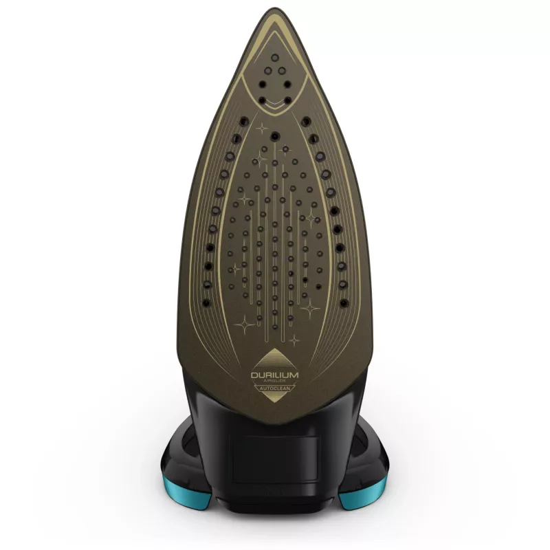 Lyginimo lygintuvas Tefal Puregliss FV8066 su Durilium AirGlide Autoclean padu, 3000 W, juodas, mėlynas