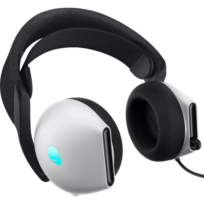 Ausinės Alienware AW520H, laidinės, galvos lankelis, žaidimams, baltos