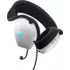 Ausinės Alienware AW520H, laidinės, galvos lankelis, žaidimams, baltos