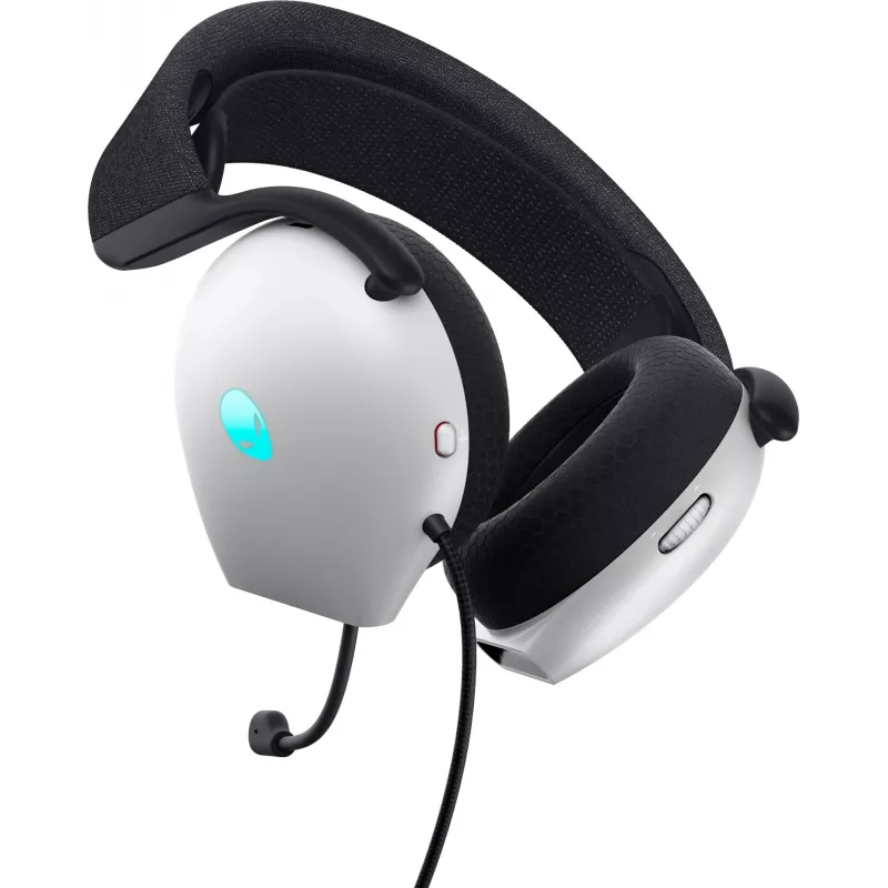 Ausinės Alienware AW520H, laidinės, galvos lankelis, žaidimams, baltos